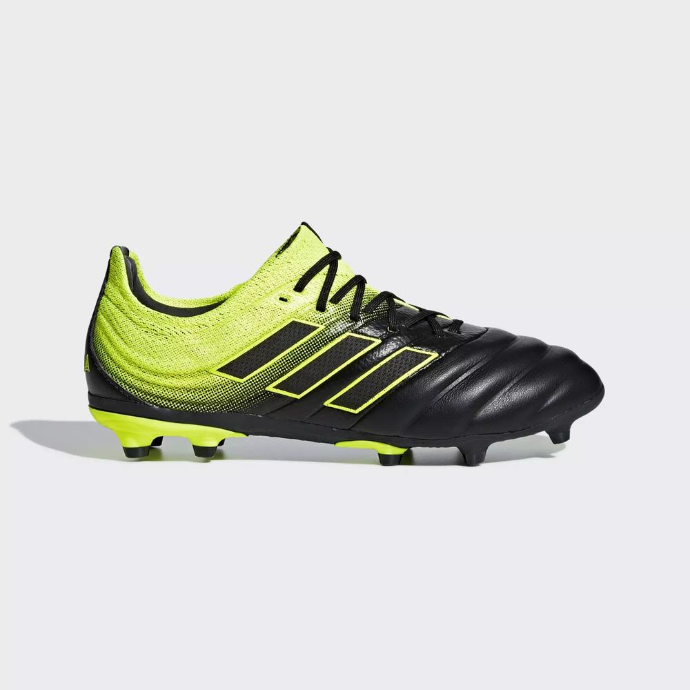 Adidas Copa 19.1 Firm Ground Tacos de Futbol Negros Para Niña (MX-60776)